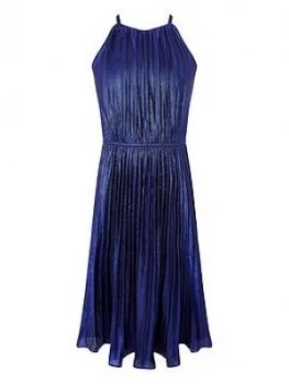 Monsoon Girls Halterneck Prom Dress - Purple