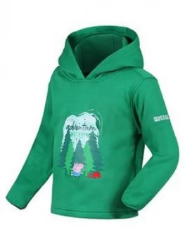 Regatta Peppa Pig Hoodie - Green, Size 6-12 Months, Women