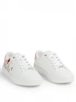 Ted Baker Metropolis Cupsole Trainer, White, Size 39, Women