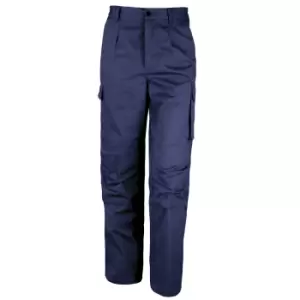 Result Unisex Work-Guard Windproof Action Trousers / Workwear (XL) (Navy Blue)