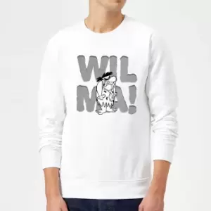 The Flintstones WILMA! Sweatshirt - White - XXL