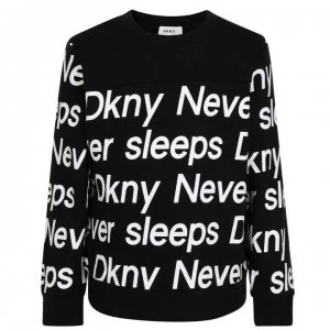 DKNY Never Sleeps Sweatshirt - Black