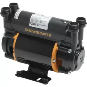 Stuart Turner Showermate Standard Twin Shower Pump 2.0 bar in Black Plastic