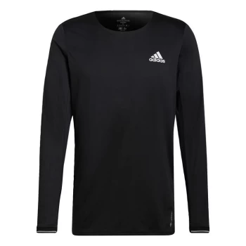 adidas Fast Long-Sleeve Top Mens - Black