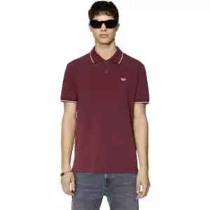 Diesel Slim Short Sleeve Polo Shirt Mens - Purple