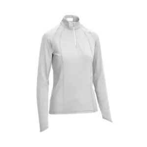 Callaway Zip Base Layer Top Womens - White