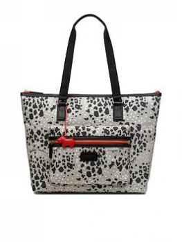 Radley Leopard Oilskin Tote Bag - Aluminium