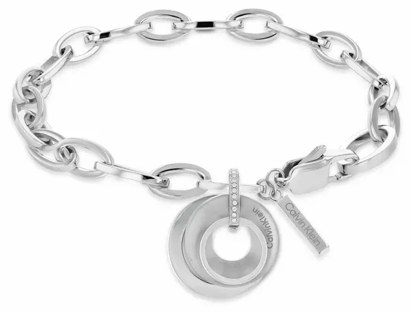 Calvin Klein 35000156 Ladies Stainless Steel Bracelet Disk Jewellery