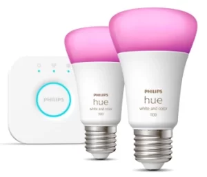 Philips Hue Starter Kit With Coloured E27 Bulb