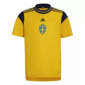 adidas Sweden 21/22 Home Jersey Kids - Yellow