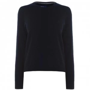 Gant Gant Lambswool Crew Sweater - Marine