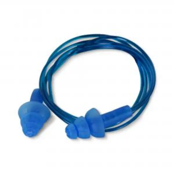 Beeswift Qed Corded Detectable Ear Plugs Blue Box of 200 QED001CD BESWQED001CD