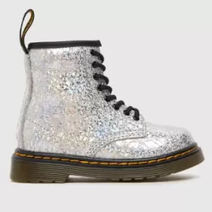 Dr Martens Silver 1460 Girls Toddler Boots