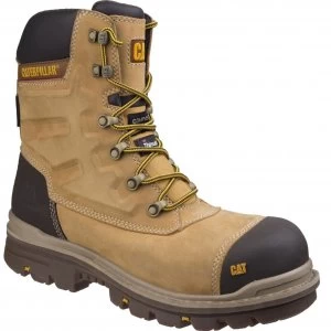 Caterpillar Mens Premier Waterproof Safety Boots Honey Size 8