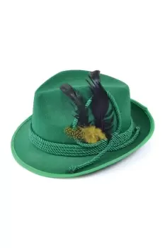 Felt Hat With Feathers