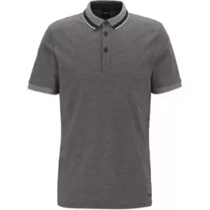 Boss Prend Short Sleeve Polo Shirt Mens - Black