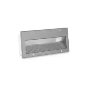 Leds-C4 Micenas - Outdoor LED Recessed Wall Light Micenas LED Grey 25.5cm 648lm 3000K IP65