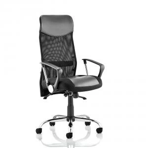 Trexus Vegas Executive Chair With Arms Leather Headrest Leather Seat