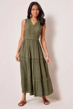 Crinkle Maxi Dress