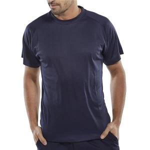 Click Workwear Small T Shirt Navy Blue