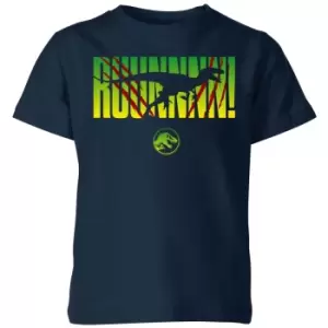 Jurassic Park Run! Kids T-Shirt - Navy - 3-4 Years - Navy