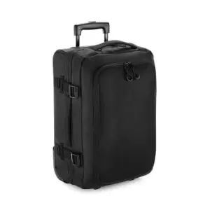 Bagbase Unisex Escape Carry-on Wheelie Bag Black Suitcase