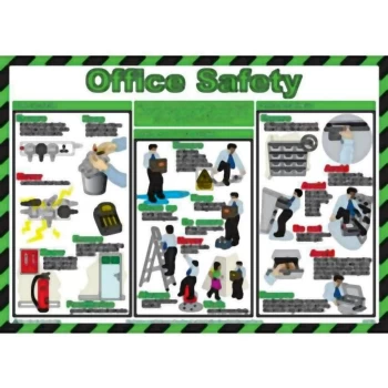 Safety Poster - Fork & Lift Truck Safety - Lam 590 X 420MM