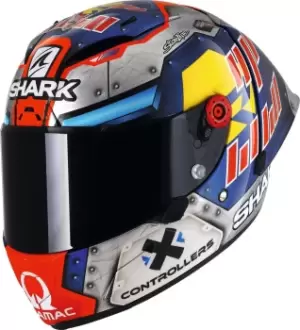 Shark Race-R Pro GP Replica Martinator Signature Helmet, blue-silver, Size S, blue-silver, Size S