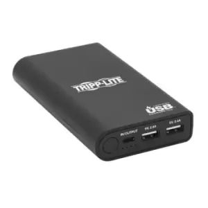 Tripp Lite UPB-10K0-2U1C Portable Charger - 2x USB-A USB-C with PD Charging 10050mAh Power Bank Lithium-Ion USB-IF Black