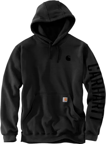 Carhartt Rain Defender Loose Fit Midweight C Graphic Hoodie, black, Size XL