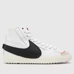 Nike W Blazer Mid '77 Jumbo, White/Black-White-Sail, size: 5, Female, Trainers, DQ1471-100