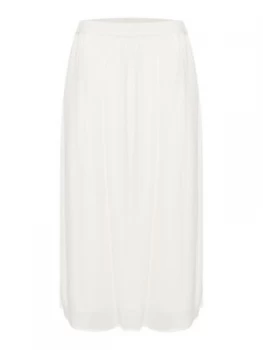 French Connection Wide leg culotte White