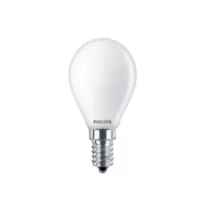 Philips CorePro LED 6.5W-60W ES E27 P45 2700K Frosted Bulb - Warm White - 34768700