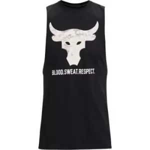 Under Armour Project Rock Brahma Bull Tank Top Mens - Black