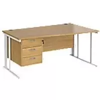 Dams International Wave Desk MCM16WRP3WHO 1,600 x 725 x 800 - 990 mm