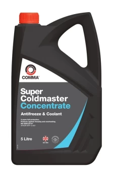 Super Coldmaster Antifreeze & Coolant - Concentrated - 5 Litre SCA5L COMMA