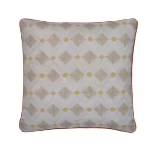 Helena Springfield Emeline/Kalina Cushion 40cm x 40cm, Oxford Grey & Gold