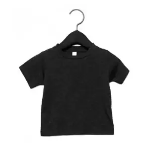 Bella + Canvas Baby Tri-Blend T-Shirt (6-12 Months) (Charcoal Black Triblend)