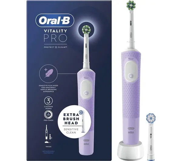 Oral B Vitality Pro Lilac Electric Toothbrush