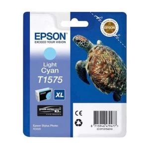 Epson Turtle T1575 Light Cyan Ink Cartridge