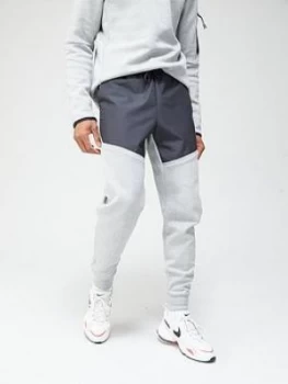 Nike Tech Fleece/Nylon Mix Pants - Dark Grey