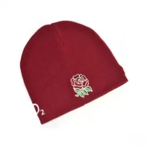 England Umbro Rugby Beanie Hat Claret