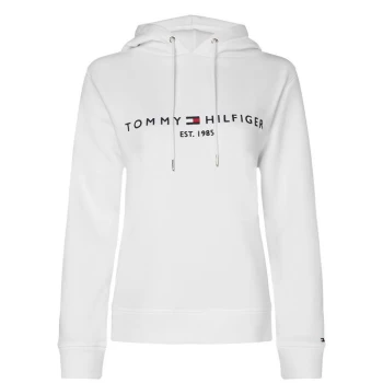 Tommy Hilfiger Essential Hilfiger Hoodie - White YBR