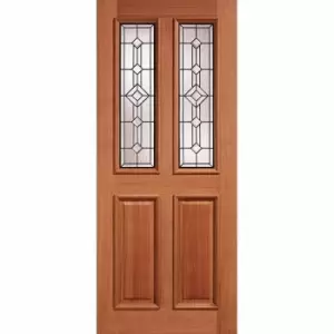 LPD (W) 32" Hardwood Derby Glazed 2L Leaded External Door