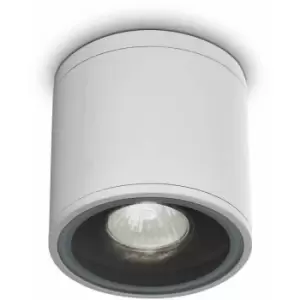 White ceiling light gun 1 bulb