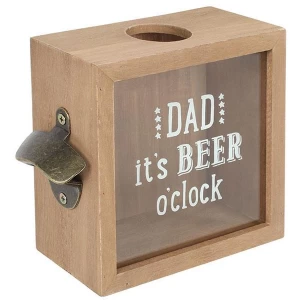 Dad It's Beer O'Clock Bottle Top Collector