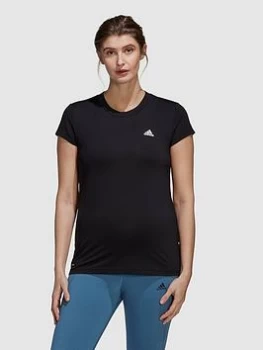 adidas Maternity Tee - Black Size XL Women