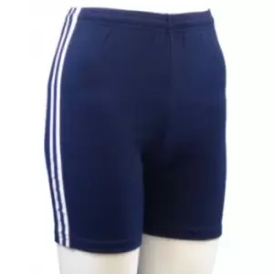 Carta Sport Womens/Ladies Stripe Shorts (30R) (Navy/White)