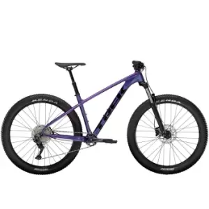 2022 Trek Roscoe 6 Hardtail Mountain Bike in Purple Flip/Trek Black