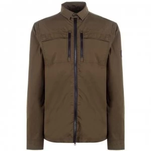 Firetrap Zip Shacket Mens - Khaki